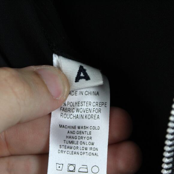 Roucha Jumpsuit Womens 4 A Wide Leg Mock Neck Sleeveless Minimalist Quiet Luxury - Picture 8 of 14